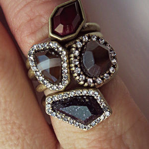 Chloe + Isabel Jewelry - Chloe and Isabel Rebel Ring Set Size 9 Chloe + Isabel Jewelry - Chloe and Isabel Rebel Ring Set Size 9